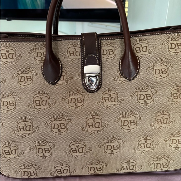 Dooney & Bourke Tan and Brown Purse - Picture 1 of 8